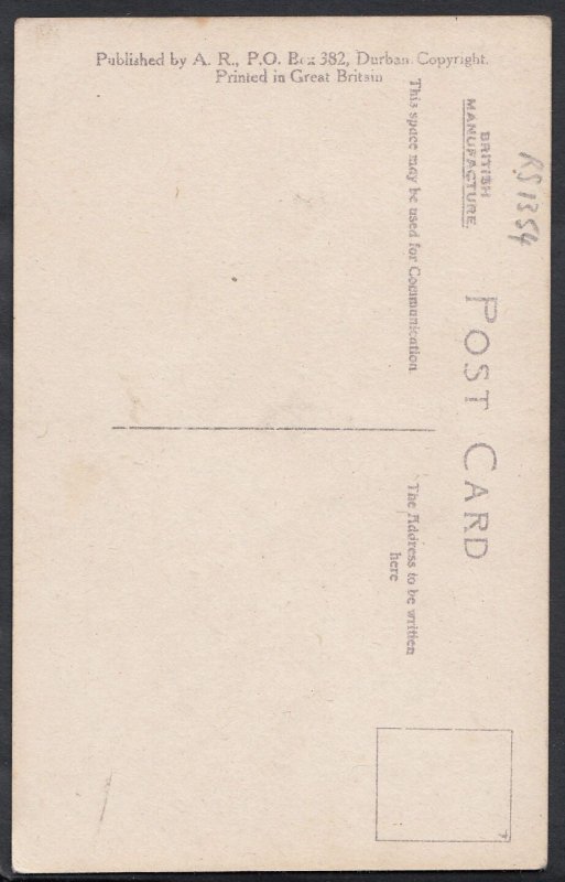 South Africa Postcard - A Typical Ricksha Boy  RS1354