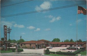 Postcard Tulane Motel New Orleans 1956