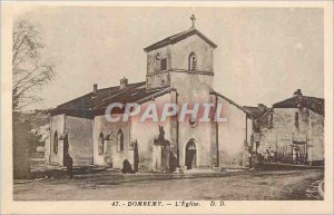 Postcard Old Church Domremy