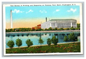 Vintage 1930's Postcard Bureau of Printing & Engraving Potomac Washington DC