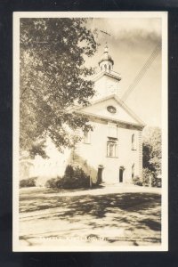 RPPC KENTLAND OHIO MASONIC TEMPLE LODGE VINTAGE REAL PHOTO POSTCARD