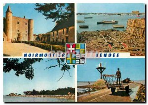 Postcard Modern Noirmoutier the eleventh century castle wearing the Ladies Be...