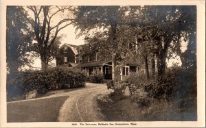 RPPC Driveway to Baldpate Inn, Georgetown MA Vintage Postcard J58