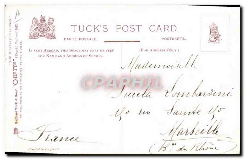 Old Postcard Army Changing guard London London