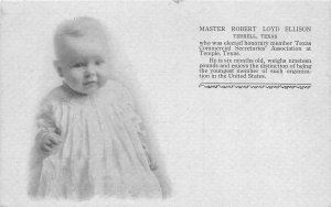 c1910 Terrill Texas Commercial Secretaries Assoc youngest Postcard 25-6473