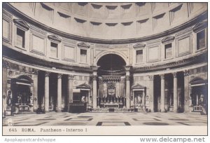 Italy Roma Rome Pantheon Interno I