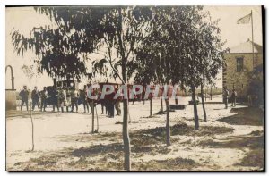 CARTE PHOTO Train Army Soldiers