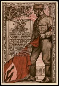 3rd Reich Germany November 9 Beer Hall Putsch Martyrs Propaganda Card 80553