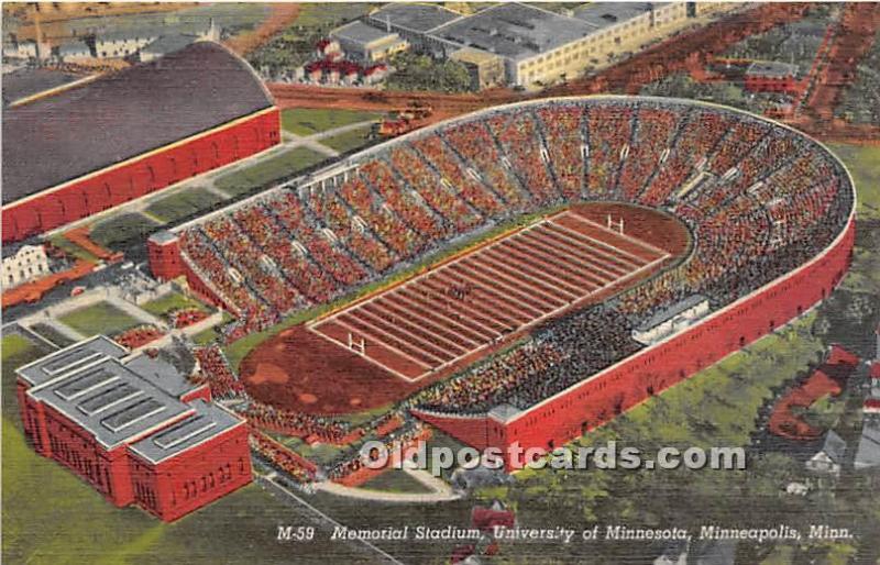 Memorial Stadium, University of Minnesota Minneapolis, Minnesota, MN, USA Sta...