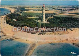 Modern Postcard Ile de Re St Clement Whales (Char Mar) Aerial lighthouse view