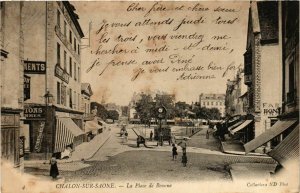 CPA Chalon sur Saone La Place de Beaune FRANCE (952662)