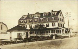 Nahant MA The New Bass Rocks Photo Studio c1910 Real Photo Postcard