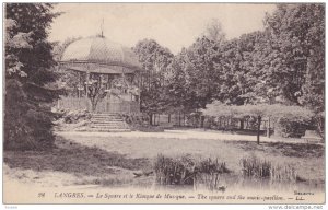 Le Square Et Le Kiosque De Musique, The Square And The Music-Pavilion, LANGRE...