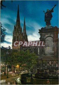 Modern Postcard Clermont Ferrand (P D) Capital of the Auvergne and the Cathed...