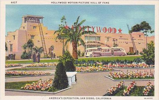 California San Diego Hollywood Motion Picture Hall Of Fame Americas Exposition