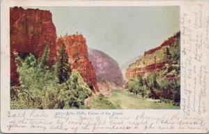 Echo Cliffs Canon of the Grand Colorado 1906 Kingston Canada Cancel Postcard H60