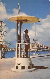 Policeman Directing Traffic Willemstad Curacao, Netherlands Antilles Unused 