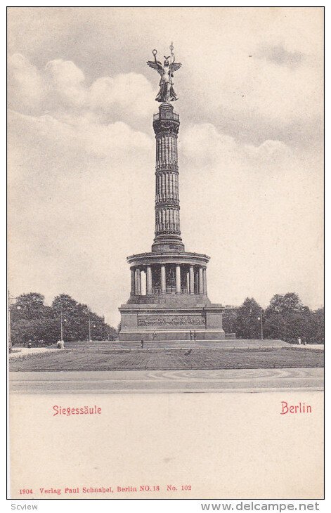 Siegessaule, BERLIN, Germany, 1900-1910s