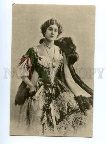 138821 CAVALIERI Italian OPERA Star SINGER Belle vintage PHOTO