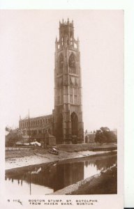 Lincolnshire Postcard - Boston Stump, St Botolphs From Haven Bank, Boston  TZ361
