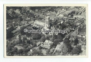 tq1197 - Aerial View of the Minster Church of St. Peter's, in Howden - postcard