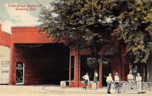 Goshen Indiana Interurban Station Vintage Postcard AA20880