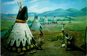 Connecticut, Stamford - Indians Of The Plains Diorama - [CT-172]