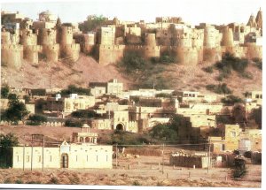 HANDCRAFTED CONTINENTAL SIZE POSTCARD JAISALMER INDIA