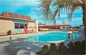 GA, Augusta, Georgia, Miles Motel, Swimming Pool, Dexter Press No 5638-C