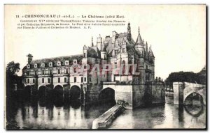 Old Postcard Chenonceaux Le Chateau