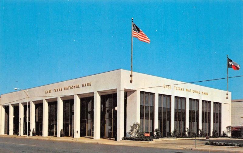 Palestine Texas 1960s Postcard East Texas National Bank