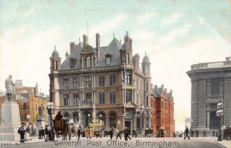 B212 England Birmingham General Post Office vintage postcard