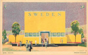 Illinois Chicago Swedish Building #119 Exposition Donnelley Postcard 22-10021