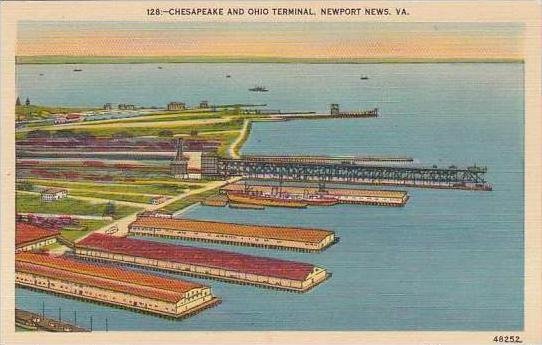 Virginia Newport News Chesapeake And Ohio Terminal