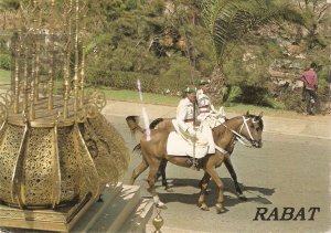 Rabat. Gardes a cheval de la Tour Hasan  Modern Maroc PC. Continental size