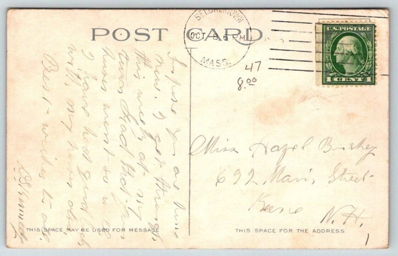 1908  Ware  Massachusetts  Grenville Park   Postcard