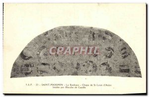 Old Postcard St. Maximin screed Basilica of St. Louis of Anjou Embroidery by ...