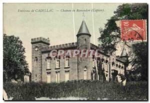Old Postcard surroundings Cadillac Chateau Capion Ramondon