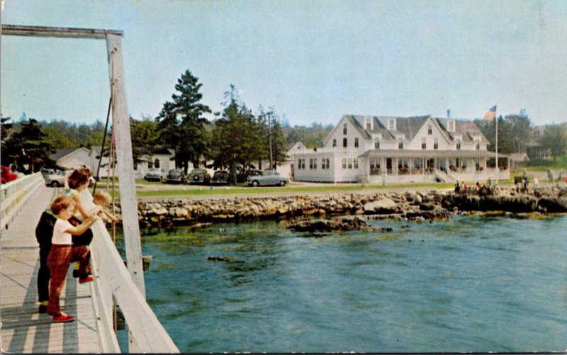 Maine Ocean Point View From The Landing 1960