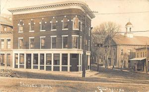 Belfast ME Street View Savings Bank RPPC Postcard