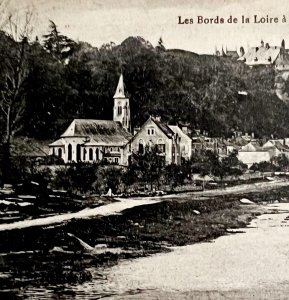 From The Banks Of The Loire River Chaumont France 1910s Postcard PCBG12B