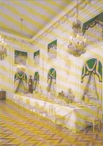 Russia Petrodvorets The Great Palace The White Banqueting Hall