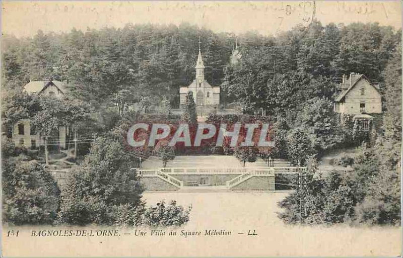 'Old Postcard Bagnoles de l''Orne a Villa Square Melodion'