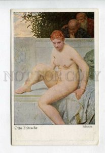 427179 Otto FRITZSCHE Nude BELLE Woman Vintage postcard