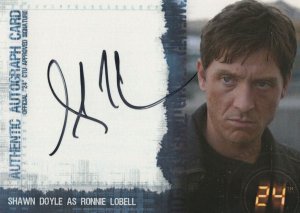 Shawn Doyle 24 Fox TV Show Hand Signed Autograph Card Photo