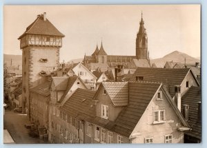 Germany Postcard Reutlingen Gartentor Roof View c1940's Vintage RPPC Photo