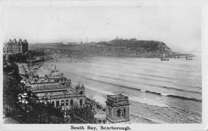 uk14243 south bay scarborough real photo uk