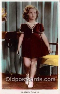 Child Actress Shirley Temple Unused corners are square, card does not lay fla...