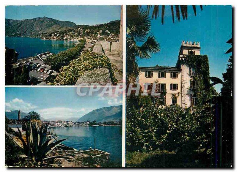 Postcard Modern Hotel Castello Seeschloss Ascona