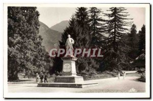 Old Postcard Luchon Quinconces Park and Monument Etigny